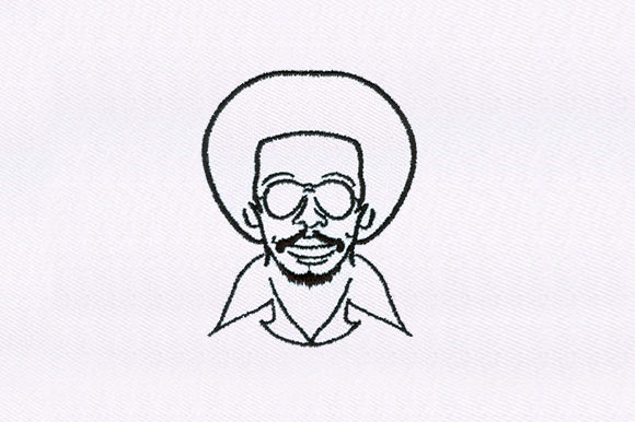 70s Afro Man Design Review for Embroidery Sellers
