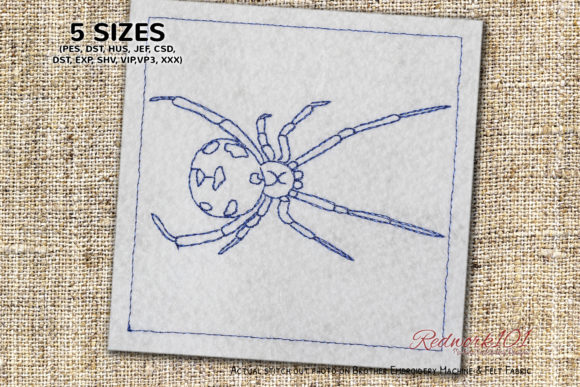 Black Widow Spiders Embroidery Review