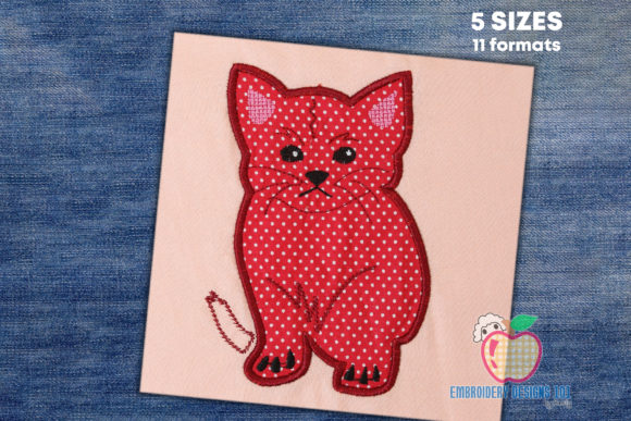 Flufffy Kitten Sitting Applique Review