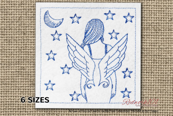 Star Angels Redwork Embroidery Review