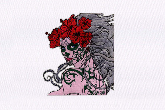 Tattoo with Woman Embroidery Review