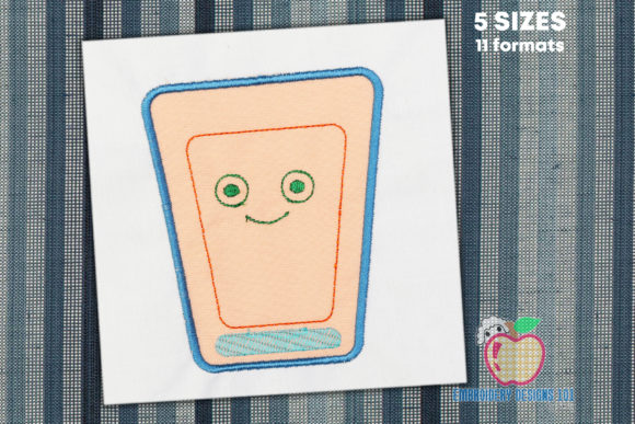 The Face of Cartoon Square Embroidery